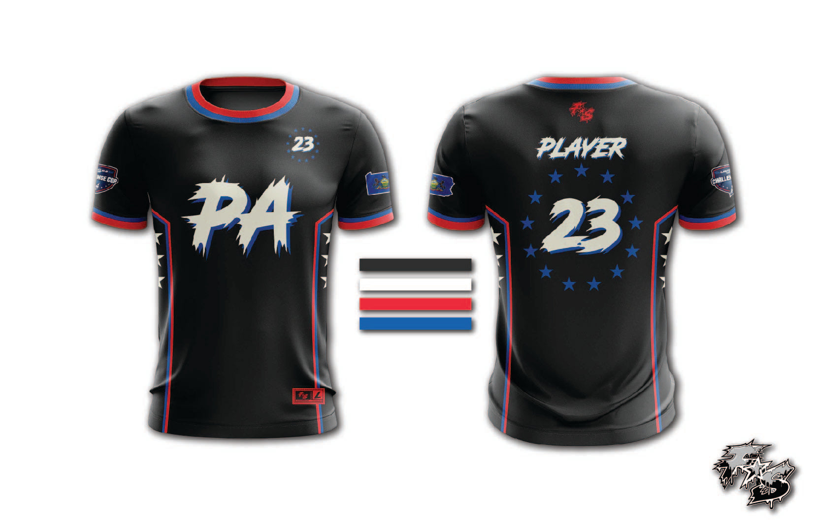 PA CHALLENGE CUP JERSEY(SHORT OR LONG SLEEVE)