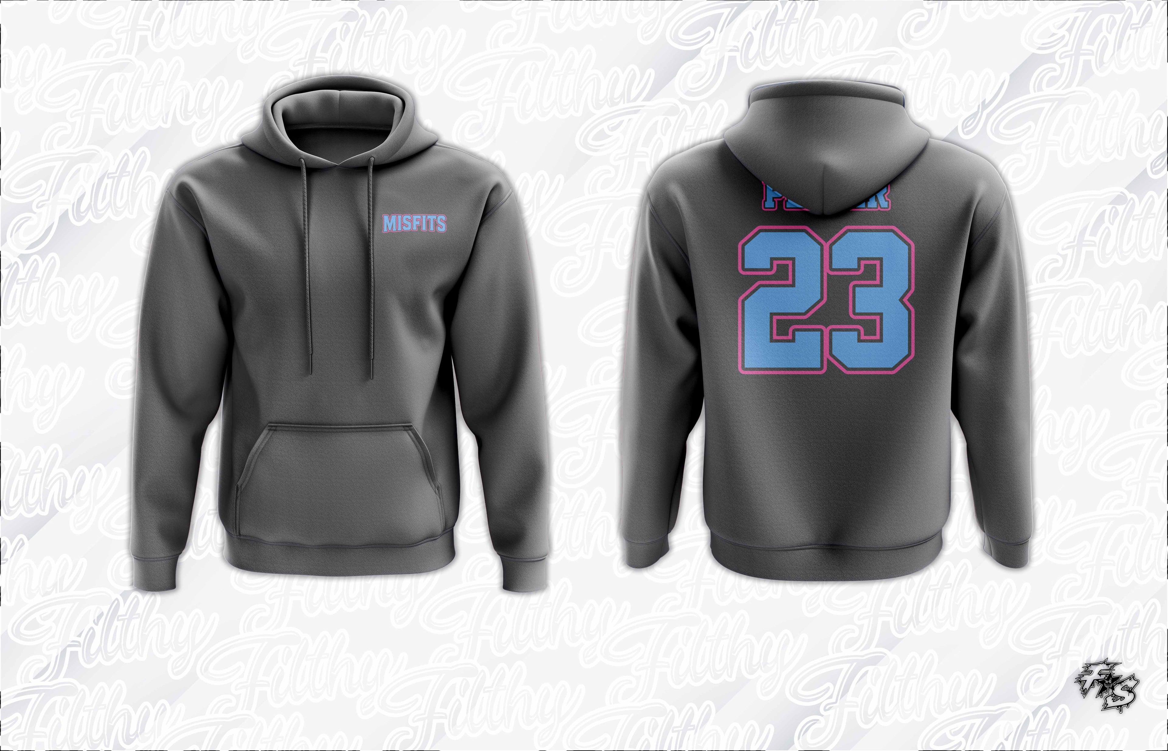 MISFIT HOODIE (BLACK)