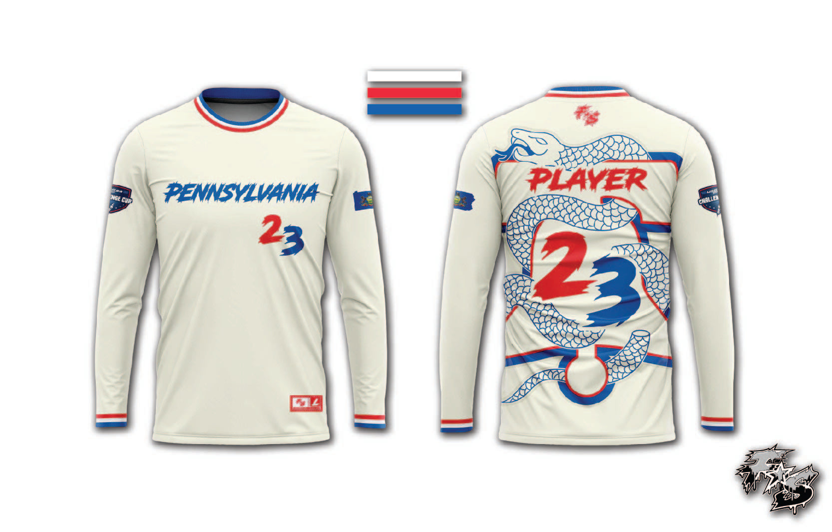 PA CHALLENGE CUP JERSEY(SHORT OR LONG SLEEVE)