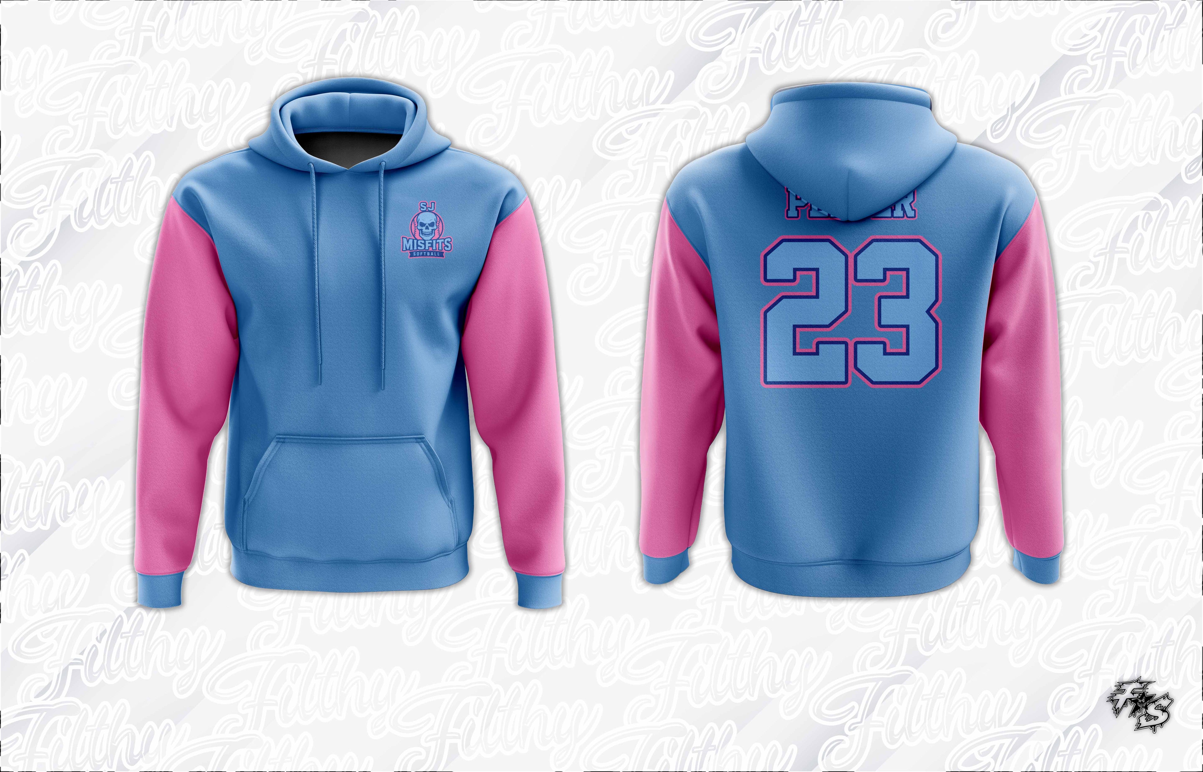 MISFIT HOODIE (PINK)