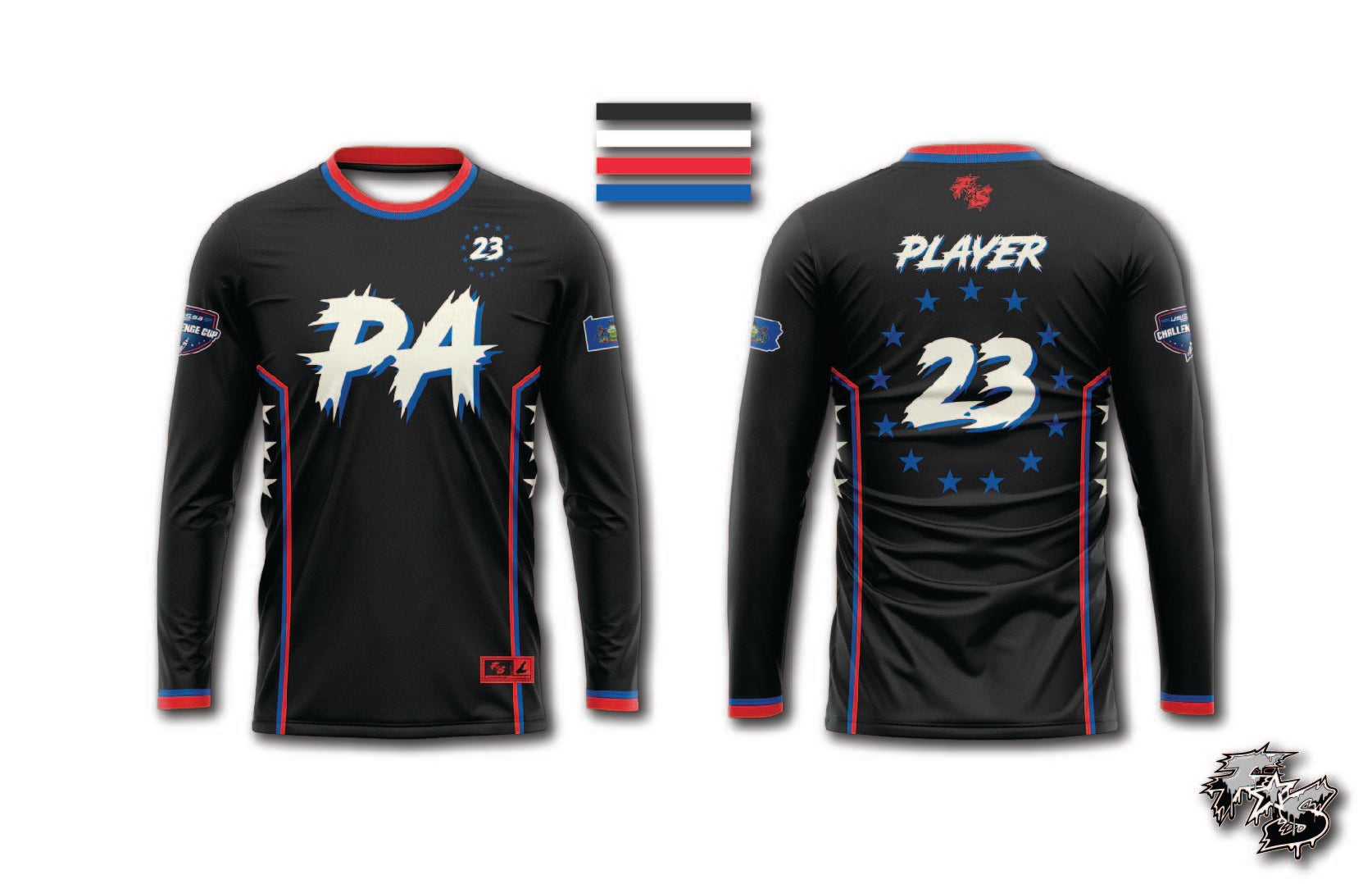 PA CHALLENGE CUP JERSEY(SHORT OR LONG SLEEVE)