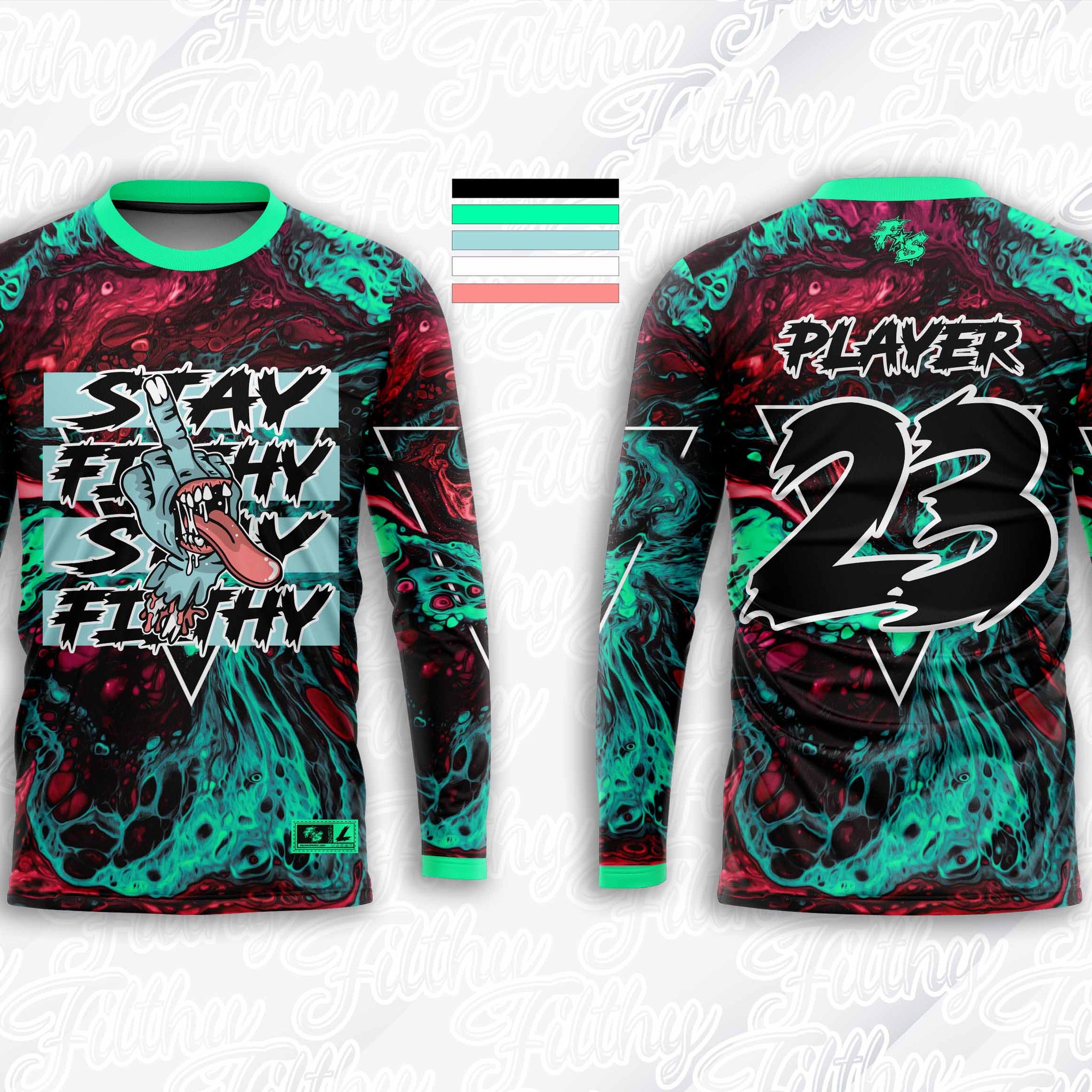 STAY FILTHY GRAPHICS LONG SLEEVE