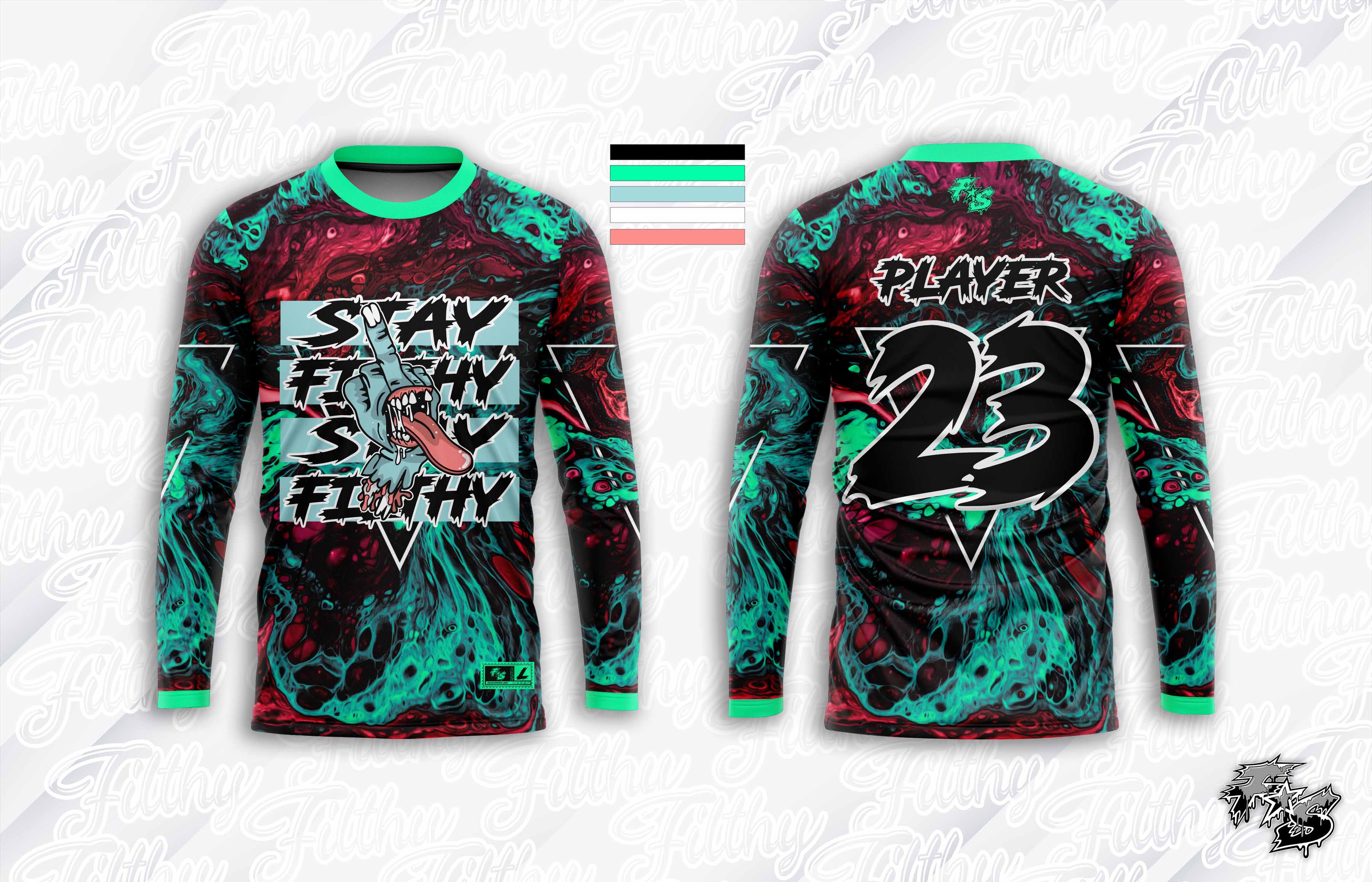 STAY FILTHY GRAPHICS LONG SLEEVE
