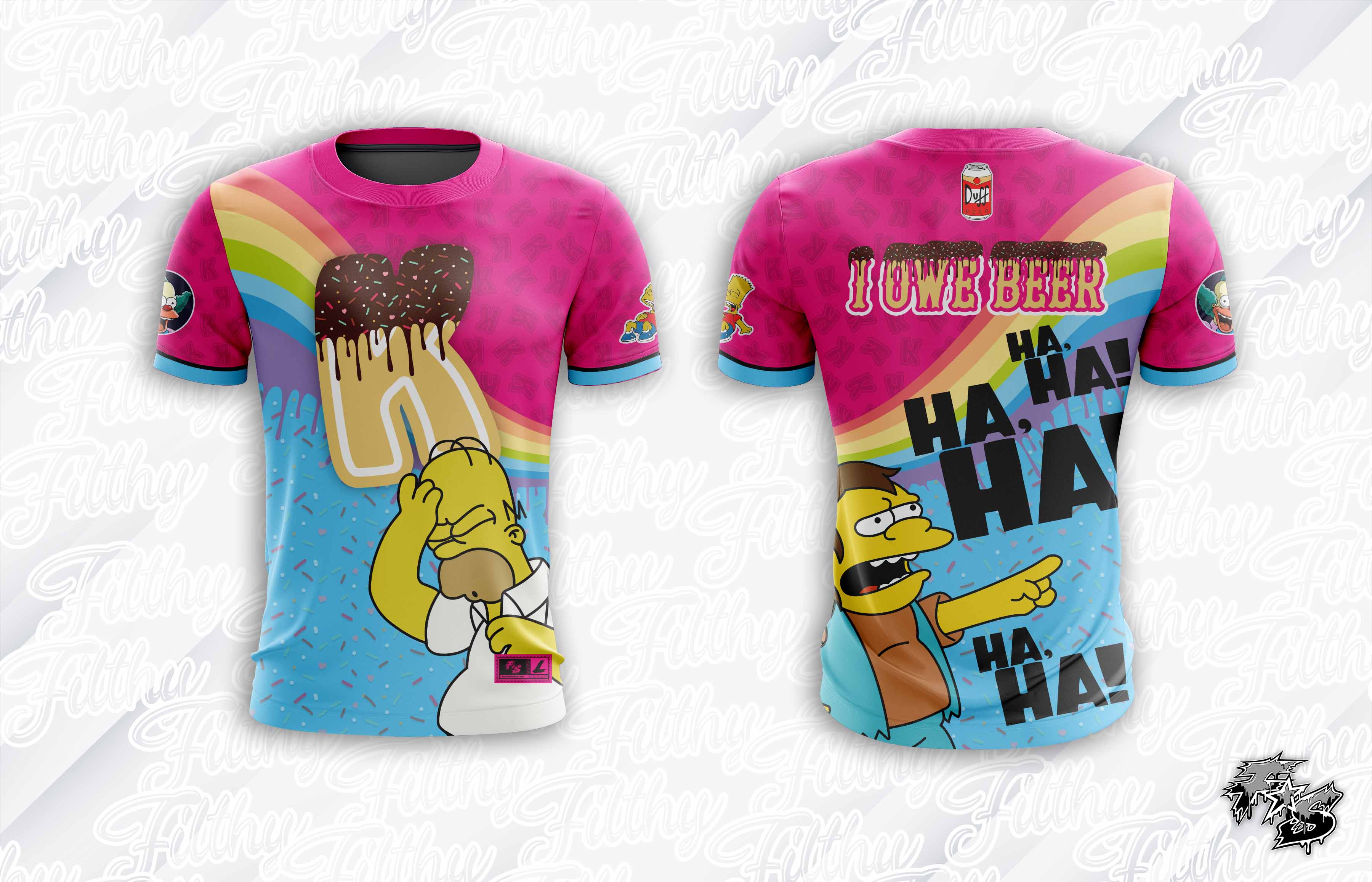 SIMPSONS STRIKE OUT JERSEY