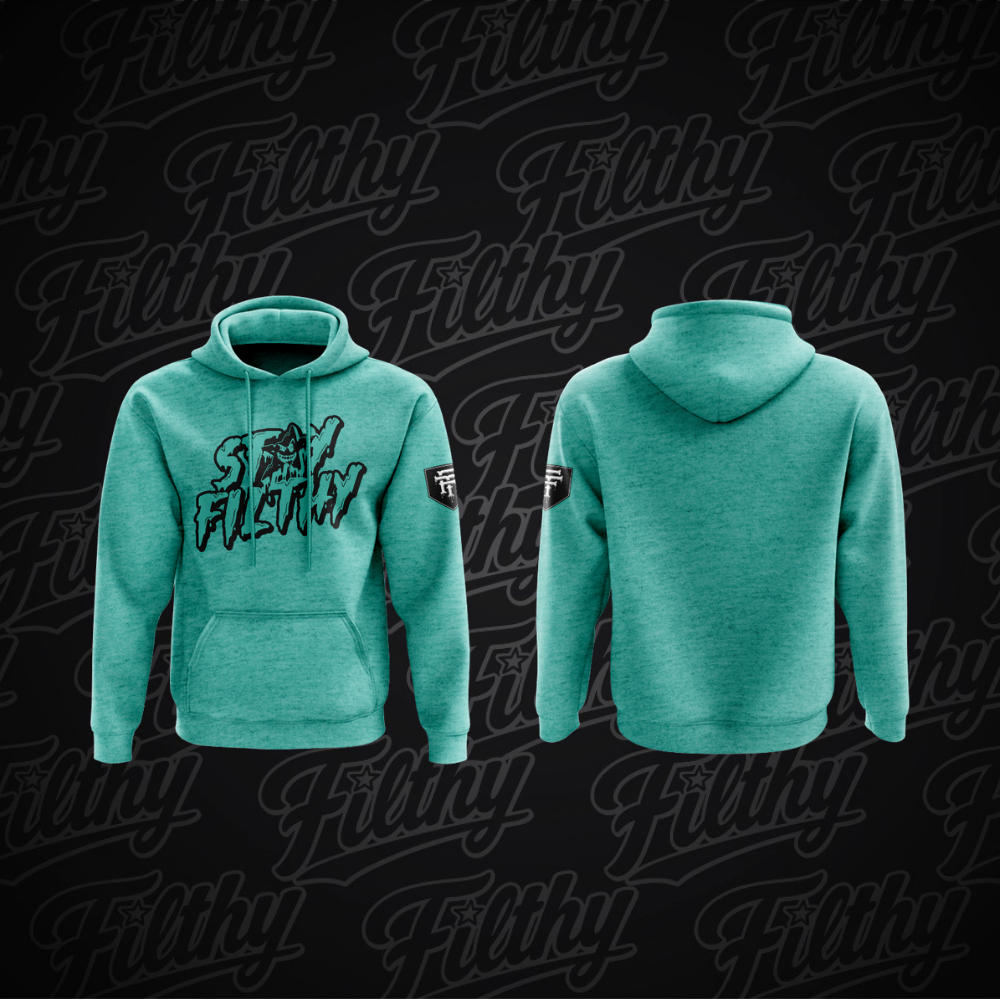 STAY FILTHY HEATHER HOODIE